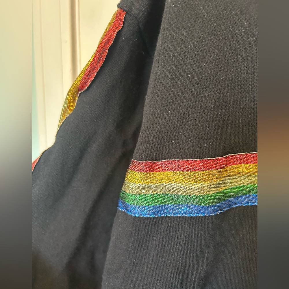 Rainbow Mickey quarter zip top - Picture 8 of 12